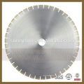 Low energy consumption diamond saw blade for cutting granite